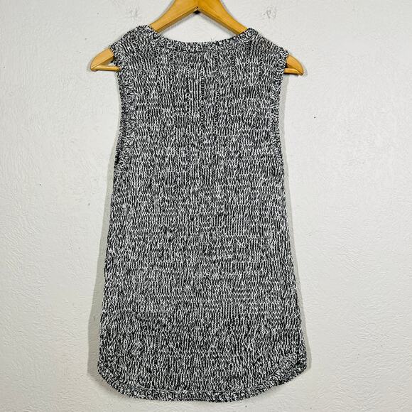 Adrienne Vitadini Open Knit Sleeveless Top Sweater Scoop Neck Casual - L - Picture 4 of 4